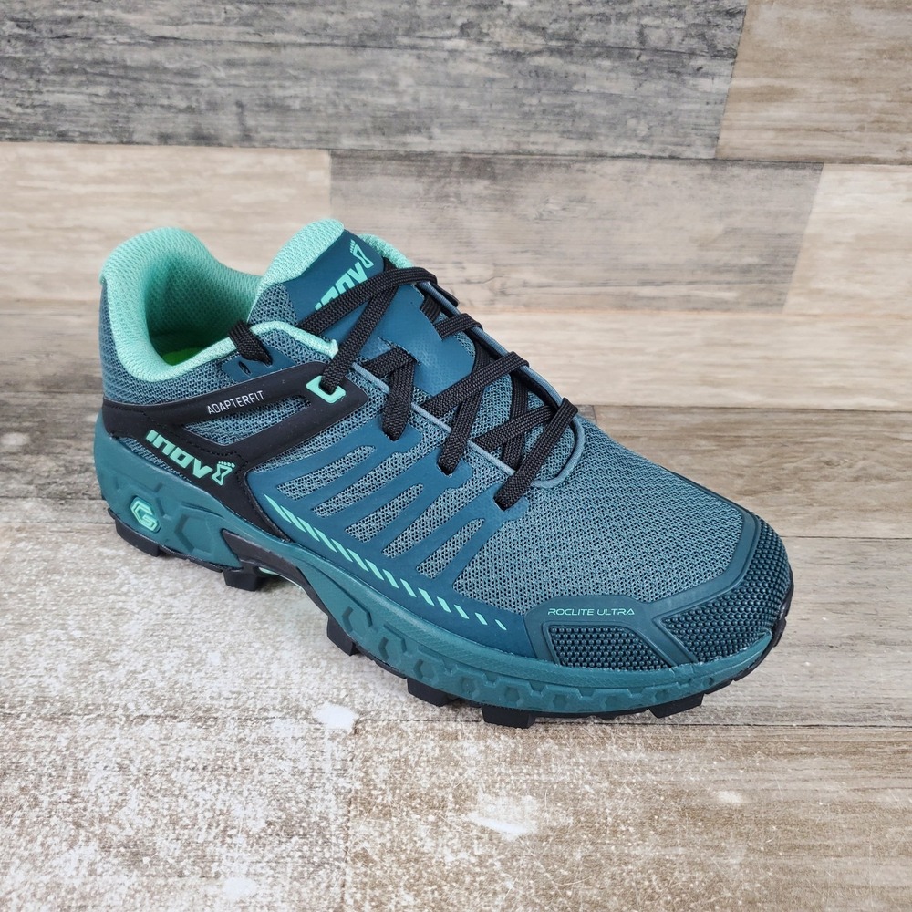 Inov-8 Roclite Ultra G 320 Womens Shoes Sz 7 Teal Mint Lace-Up Sneaker